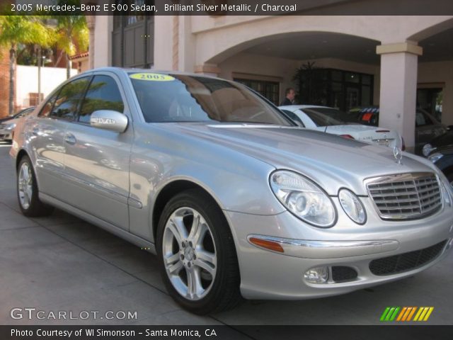 2005 Mercedes-Benz E 500 Sedan in Brilliant Silver Metallic