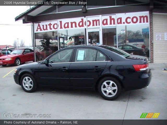 2006 Hyundai Sonata GLS V6 in Deepwater Blue