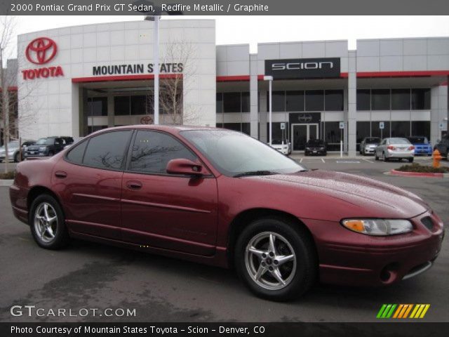 2000 Pontiac Grand Prix GT Sedan in Redfire Metallic