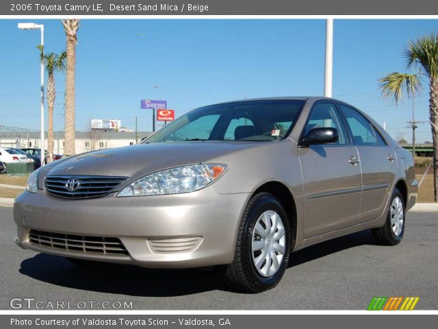 2006 Toyota Camry LE in Desert Sand Mica