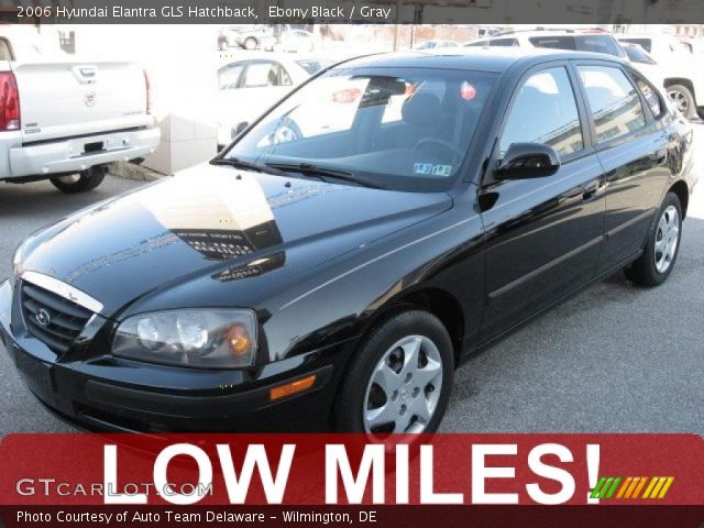 2006 Hyundai Elantra GLS Hatchback in Ebony Black