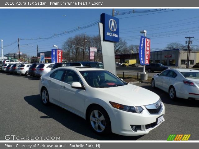 2010 Acura TSX Sedan in Premium White Pearl