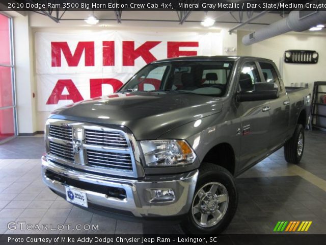 2010 Dodge Ram 3500 Big Horn Edition Crew Cab 4x4 in Mineral Gray Metallic