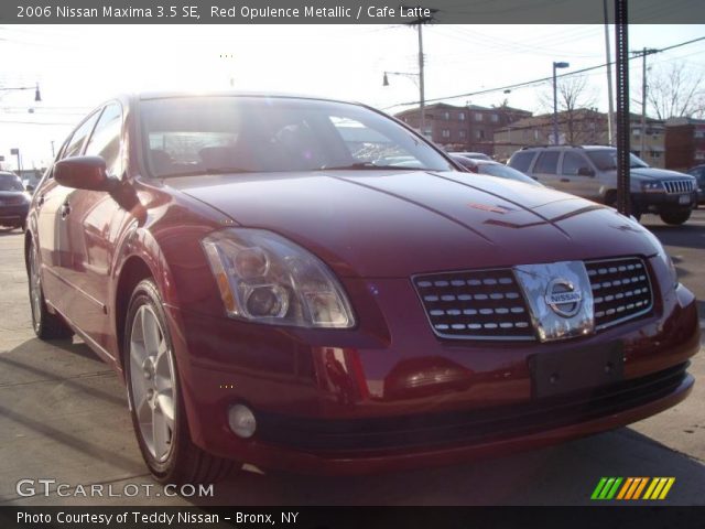 2006 Nissan Maxima 3.5 SE in Red Opulence Metallic