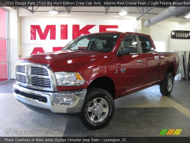 2010 Dodge Ram 2500 Big Horn Edition Crew Cab 4x4 in Inferno Red Crystal Pearl