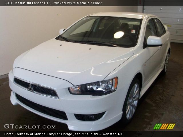 2010 Mitsubishi Lancer GTS in Wicked White Metallic
