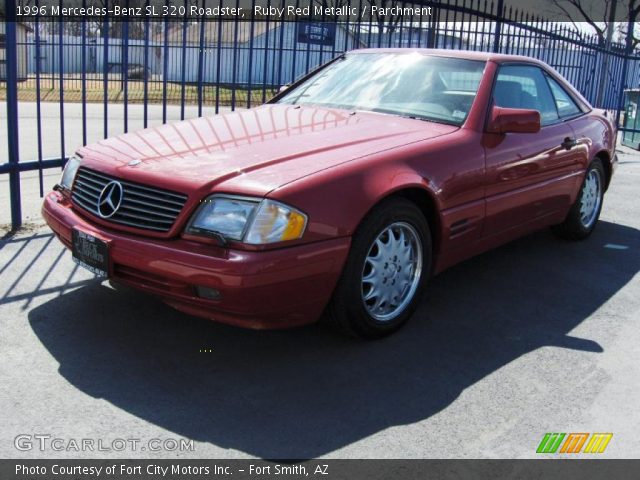 1996 Mercedes-Benz SL 320 Roadster in Ruby Red Metallic