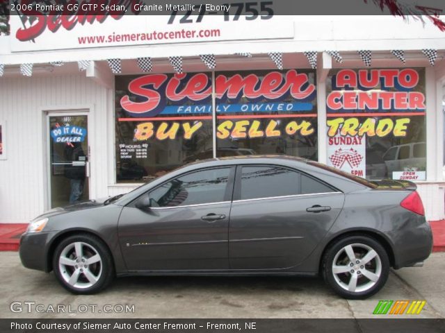 2006 Pontiac G6 GTP Sedan in Granite Metallic