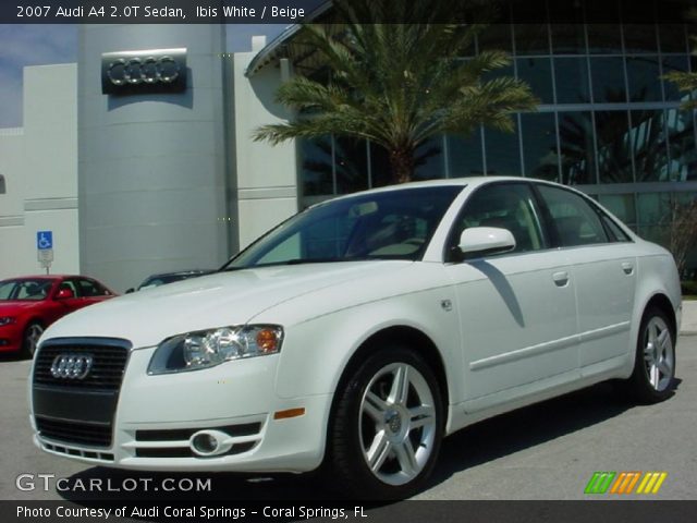 2007 Audi A4 2.0T Sedan in Ibis White