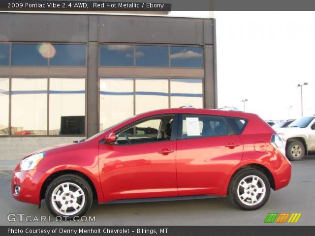 2009 Pontiac Vibe 2.4 AWD in Red Hot Metallic