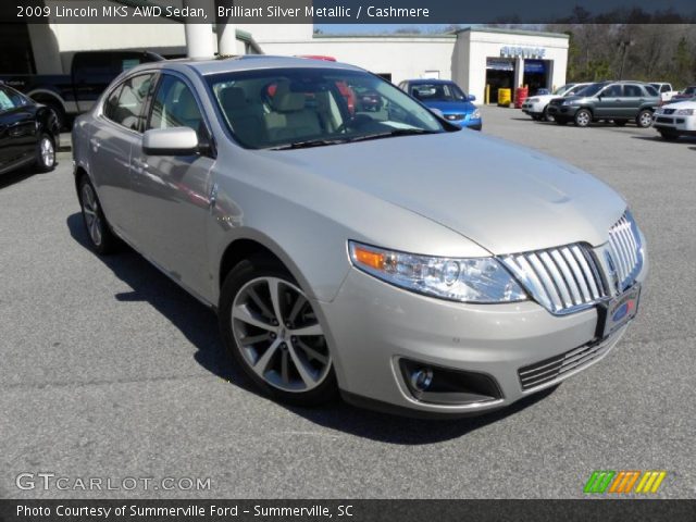 2009 Lincoln MKS AWD Sedan in Brilliant Silver Metallic