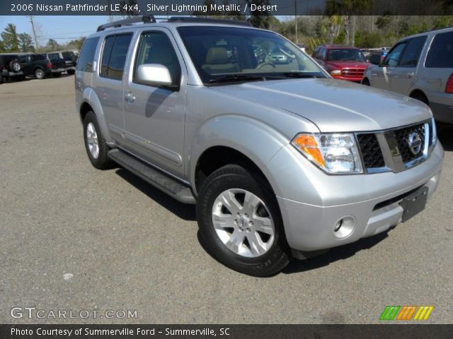 2006 Nissan Pathfinder LE 4x4 in Silver Lightning Metallic