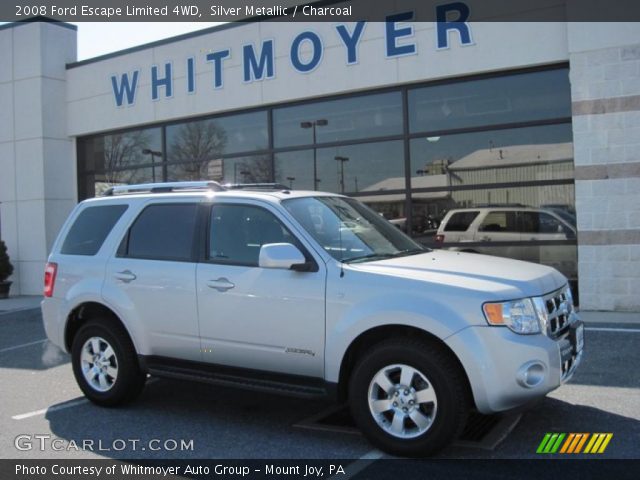 2008 Ford Escape Limited 4WD in Silver Metallic