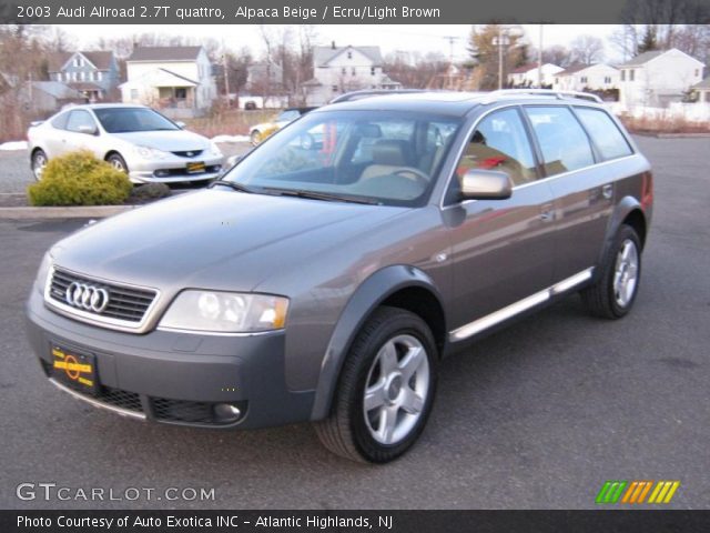 2003 Audi Allroad 2.7T quattro in Alpaca Beige