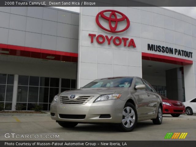 2008 Toyota Camry LE in Desert Sand Mica