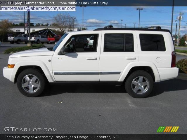 2010 Jeep Commander Sport in Stone White