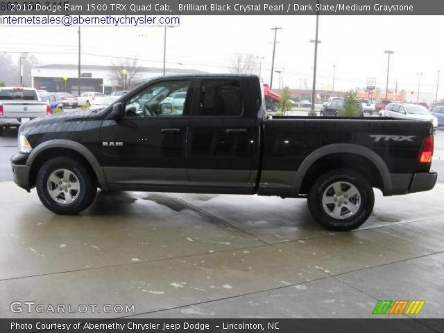 2010 Dodge Ram 1500 TRX Quad Cab in Brilliant Black Crystal Pearl