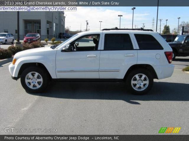 White Jeep Grand Cherokee 2010. Stone White 2010 Jeep Grand