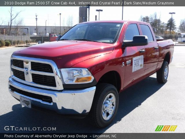 2010 Dodge Ram 2500 ST Crew Cab 4x4 in Inferno Red Crystal Pearl