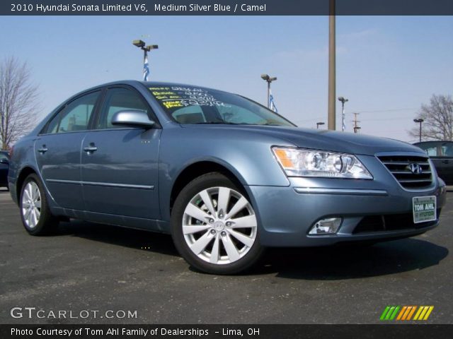 2010 Hyundai Sonata Limited V6 in Medium Silver Blue