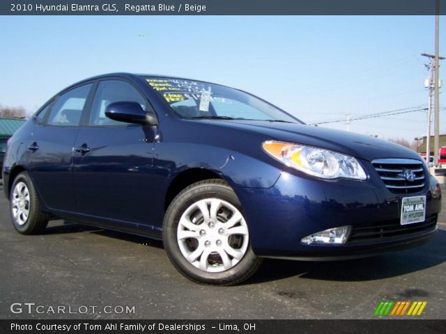 2010 Hyundai Elantra GLS in Regatta Blue