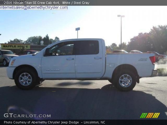2006 Nissan Titan SE Crew Cab 4x4 in White
