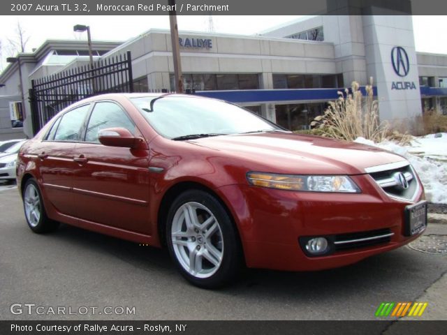 2007 Acura TL 3.2 in Moroccan Red Pearl