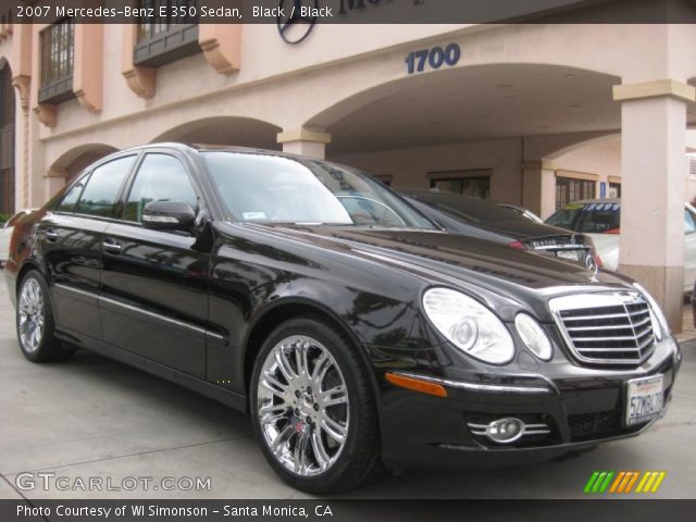 2007 Mercedes-Benz E 350 Sedan in Black