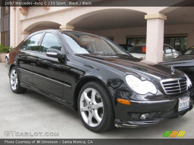 2007 Mercedes-Benz C 230 Sport in Black