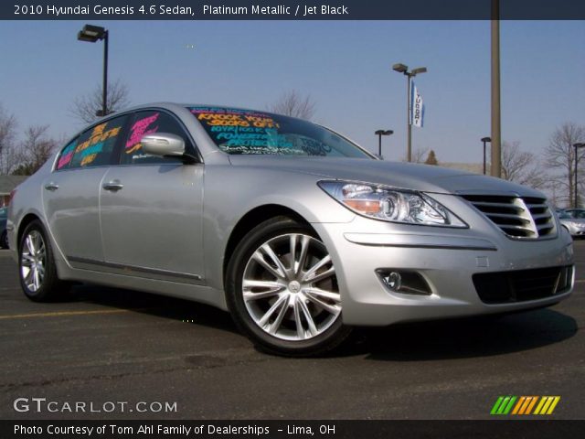2010 Hyundai Genesis 4.6 Sedan in Platinum Metallic