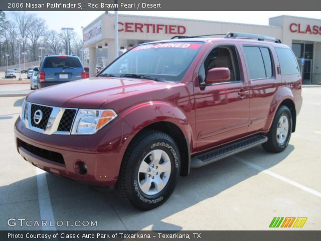 2006 Nissan Pathfinder S in Red Brawn Pearl