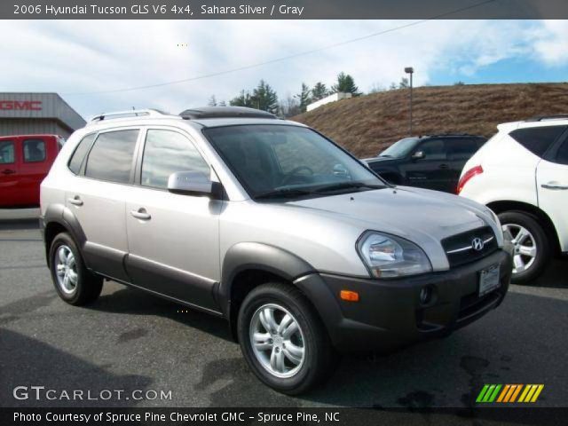 2006 Hyundai Tucson GLS V6 4x4 in Sahara Silver