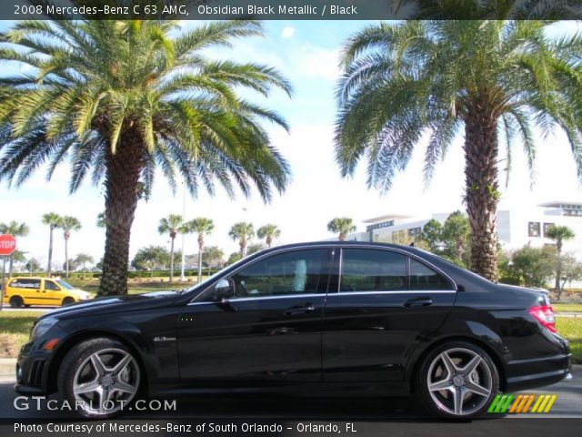 2008 Mercedes-Benz C 63 AMG in Obsidian Black Metallic