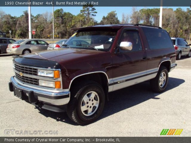 1993 Chevrolet Blazer  4x4 in Burnt Red Metallic