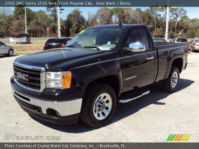 2009 GMC Sierra 1500 Work Truck Regular Cab in Onyx Black