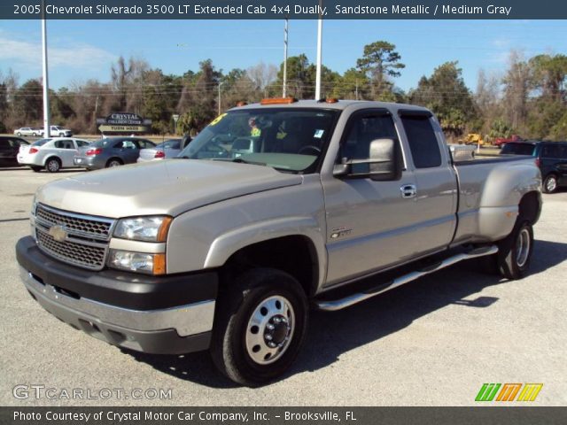 2005 Chevrolet Silverado 3500 LT Extended Cab 4x4 Dually in Sandstone Metallic