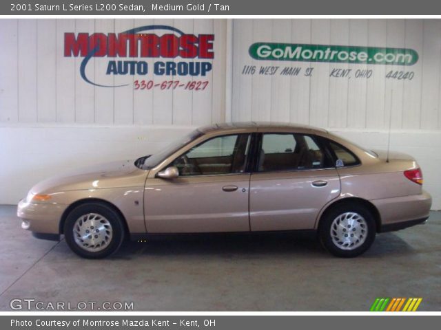 2001 Saturn L Series L200 Sedan in Medium Gold