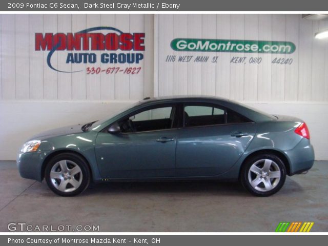 2009 Pontiac G6 Sedan in Dark Steel Gray Metallic