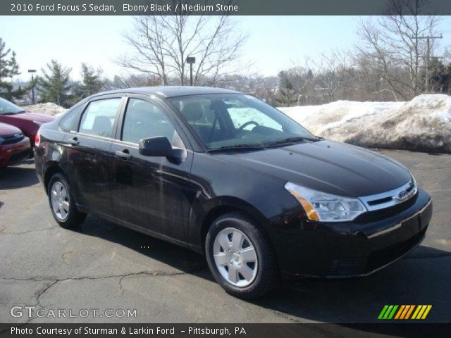 2010 Ford Focus S Sedan in Ebony Black