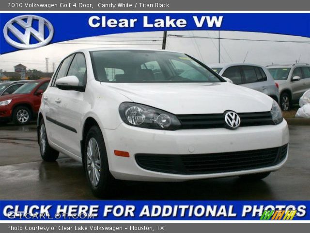 2010 Volkswagen Golf 4 Door in Candy White