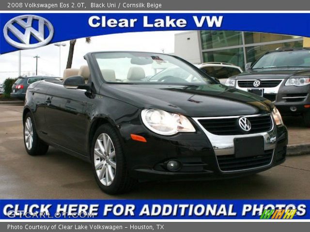 2008 Volkswagen Eos 2.0T in Black Uni