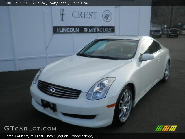 2007 Infiniti G 35 Coupe in Ivory Pearl