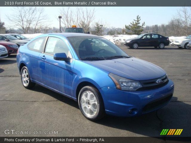 2010 Ford Focus SE Coupe in Blue Flame Metallic