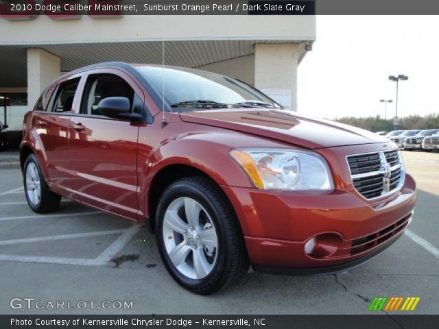 2010 Dodge Caliber Mainstreet in Sunburst Orange Pearl