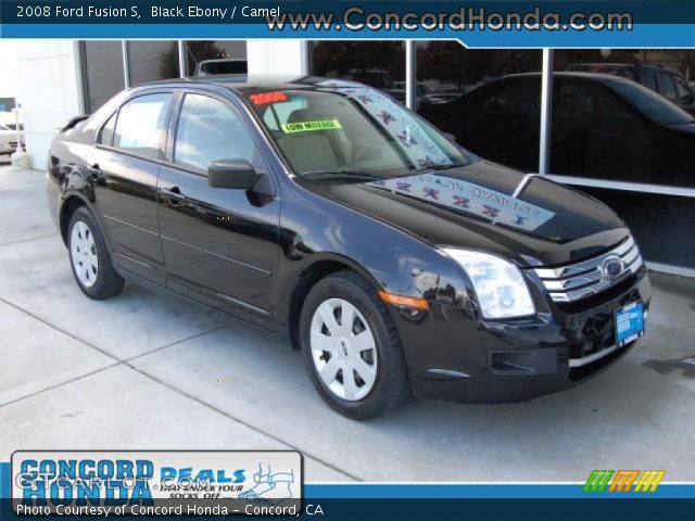 2008 Ford Fusion S in Black Ebony