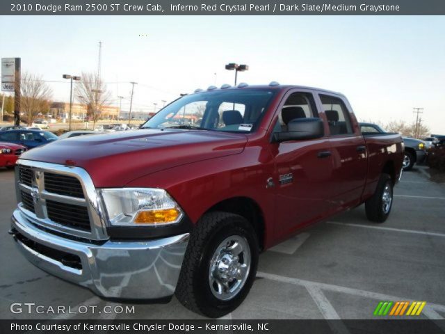 2010 Dodge Ram 2500 ST Crew Cab in Inferno Red Crystal Pearl