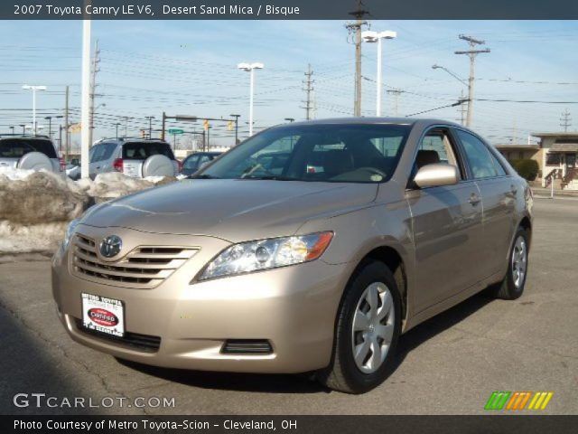 2007 Toyota Camry LE V6 in Desert Sand Mica