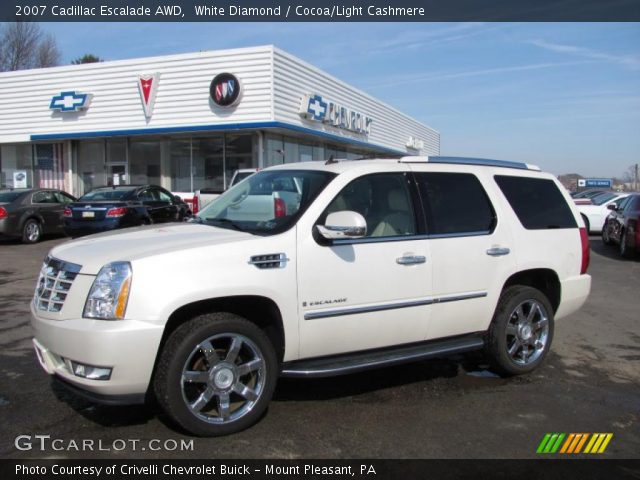 2007 Cadillac Escalade AWD in White Diamond