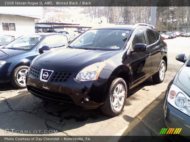 2008 Nissan Rogue SL AWD in Wicked Black