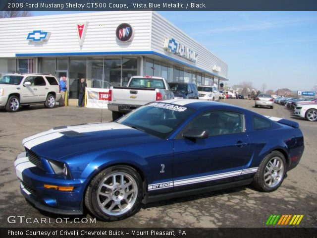 2008 Ford Mustang Shelby GT500 Coupe in Vista Blue Metallic